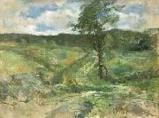 John Henry Twachtman Landscape Branchville oil on canvas